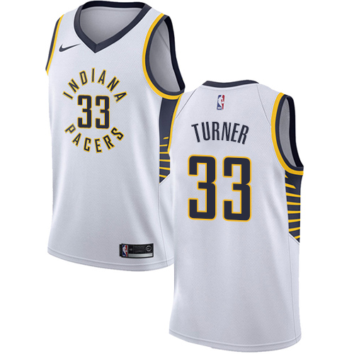 High-Quality IND Myles Turner #33 2024 Icon Swingman NBA Jersey White