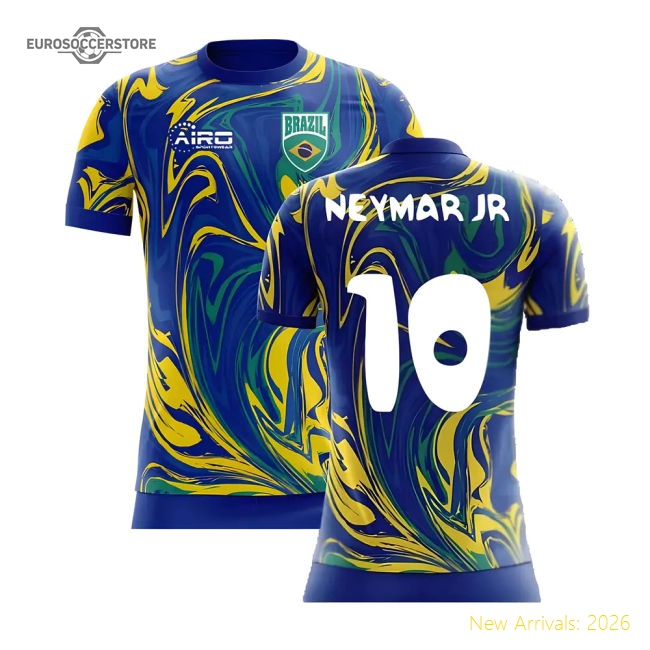 2025-2026 Brazil National Teams Away Concept Shirt Neymar Jr 10