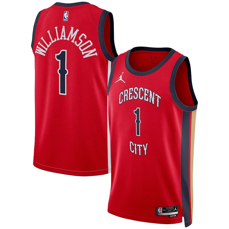 Zion Williamson NOP Swingman Jersey - trendy Basketball - Red #2