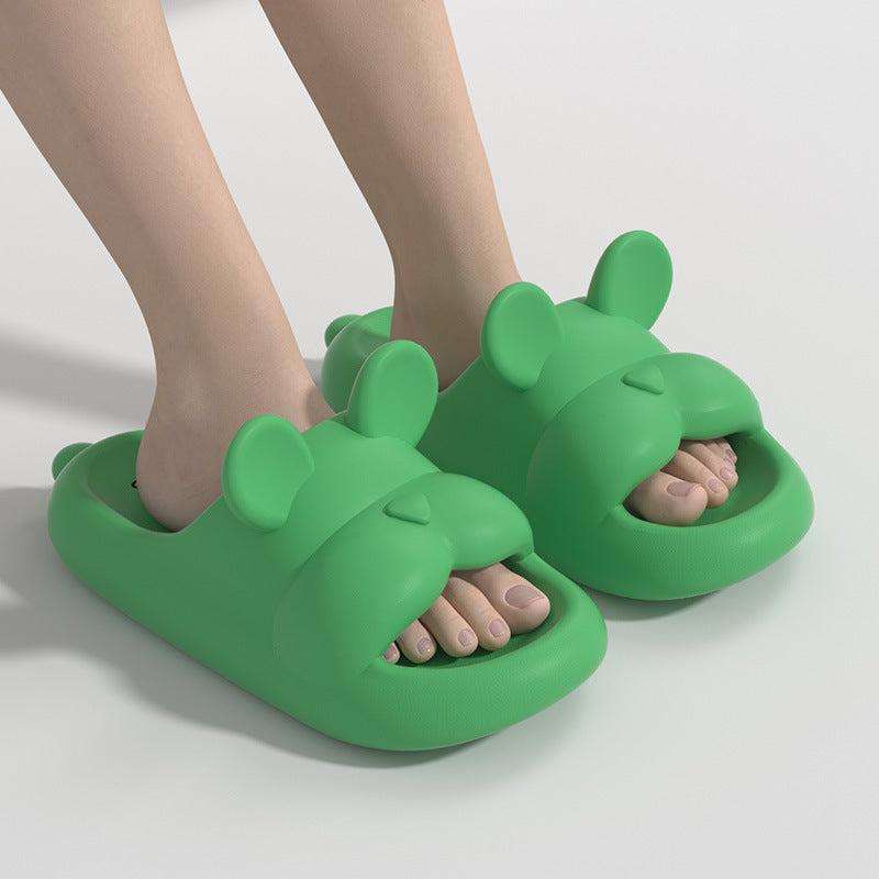 French Bulldog Lover Sunpaws Frenchie Style Women's Summer Slippers Casual Footwear