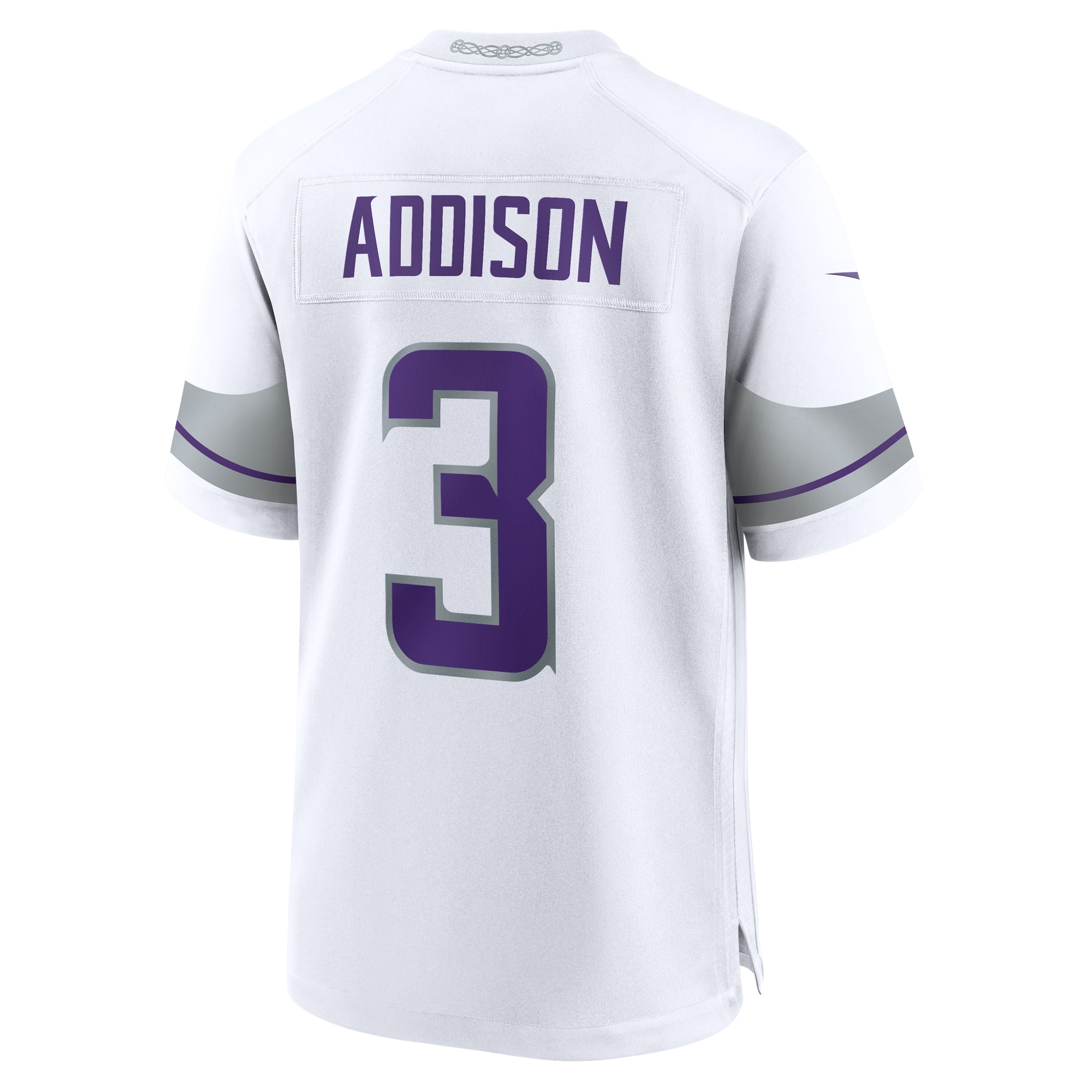 [LK] Jordan Addison Minnesota Vikings Alternate Game Player Jersey - White