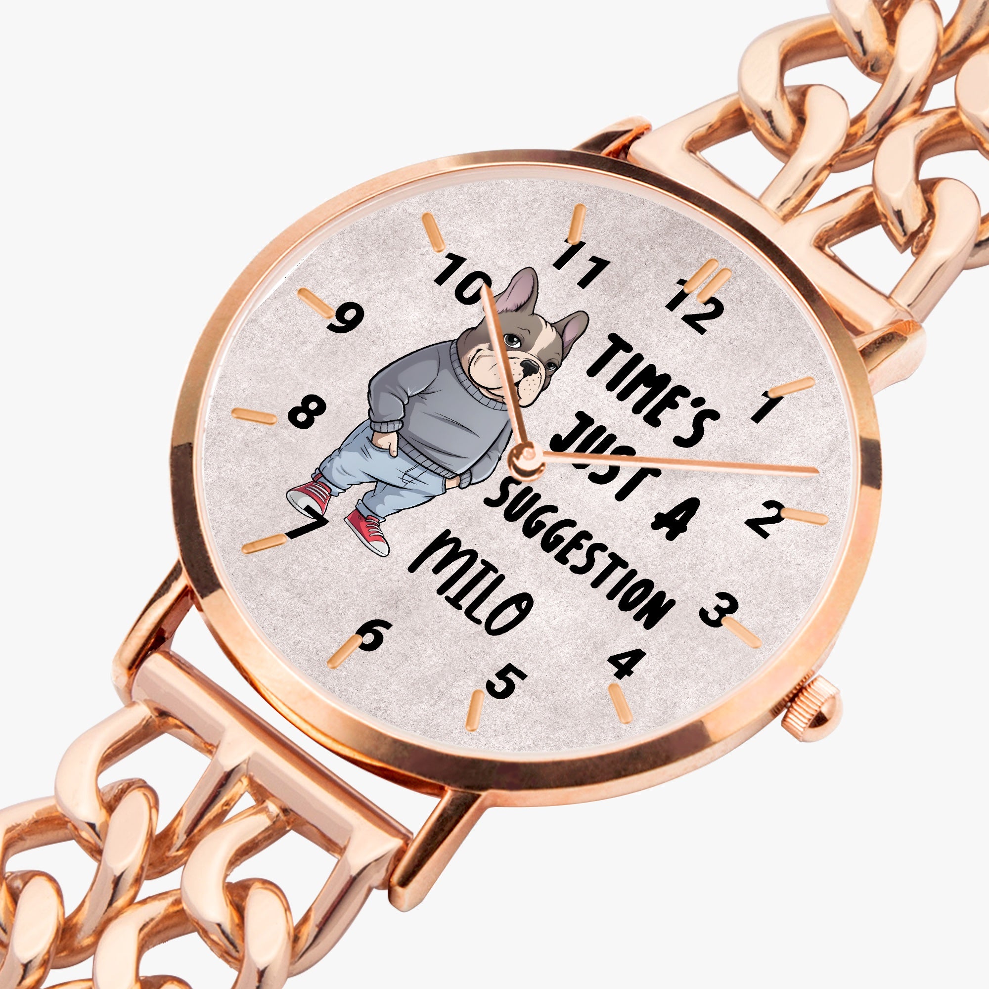 Culture-Inspired Time’s Just A Suggestion - Personalized Chic Hollow ...