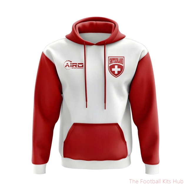 Switzerland Concept Country Football Hoody (White)