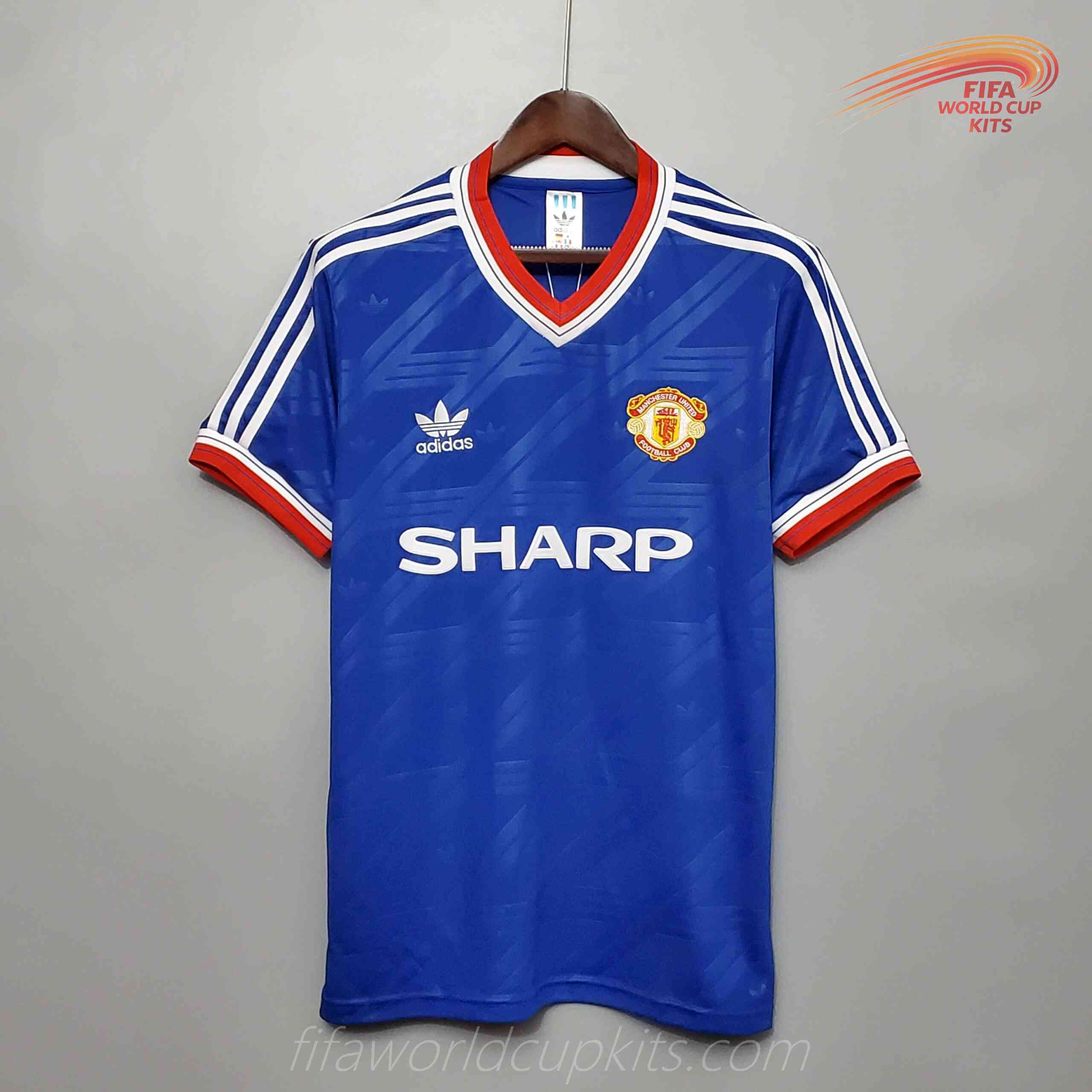 Manchester United Soccer Jersey 86-88 Secondary
