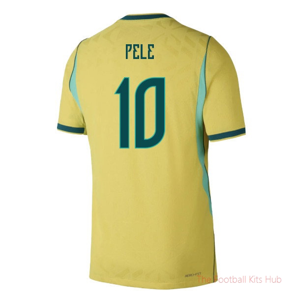 Stadium Brazil Aero-Fit Match 2026-2027 Home Shirt (Pele 10)