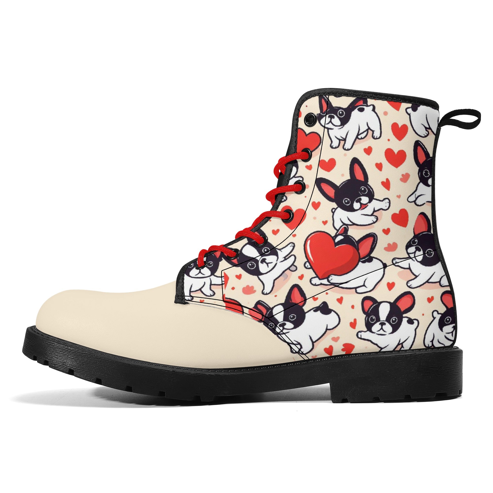 French Bulldog Riley Leather Boots Essential Dog Supply