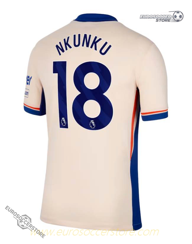 18 Nkunku Chelsea Away Jersey for the 24-25 Season