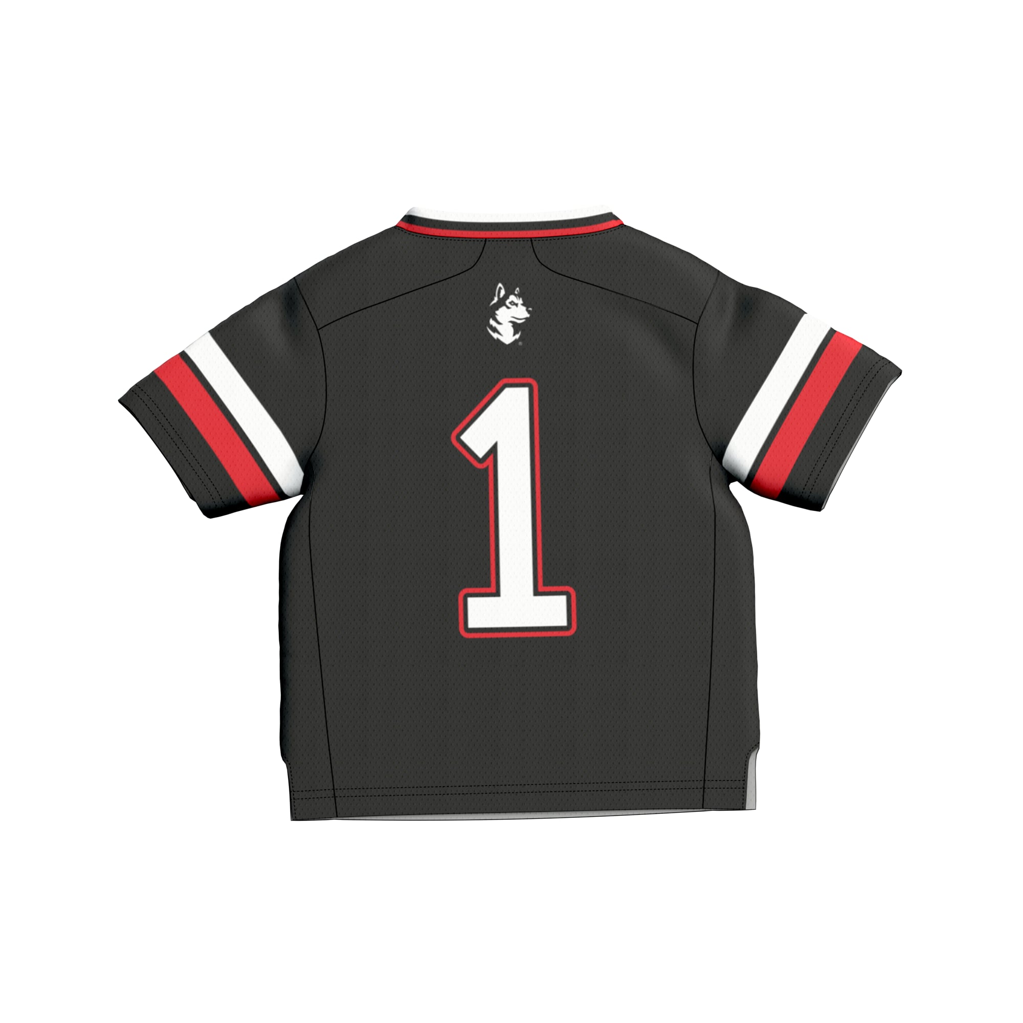Toddler Black #1 Northeastern Huskies Lightweight Collegiate Football Fashion Jersey