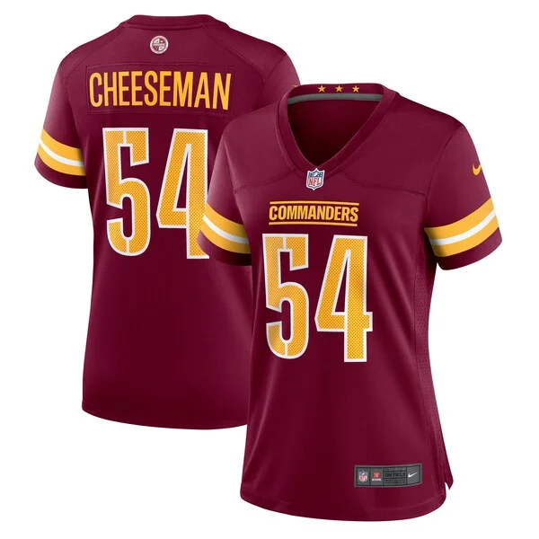 Performance None Game Jersey - Premium Burgundy NFL Fan Jersey | Ga...