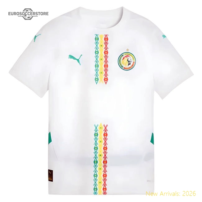 Senegal Kids 20242025 Home Top Shirt 7years Aeroready