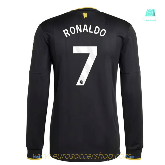 2025-2026 Man Utd Authentic Long Sleeve Third Shirt (Ronaldo 7)