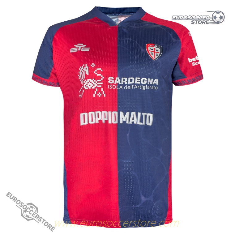 Cagliari's Home Football Jersey for the 25-26 Season
