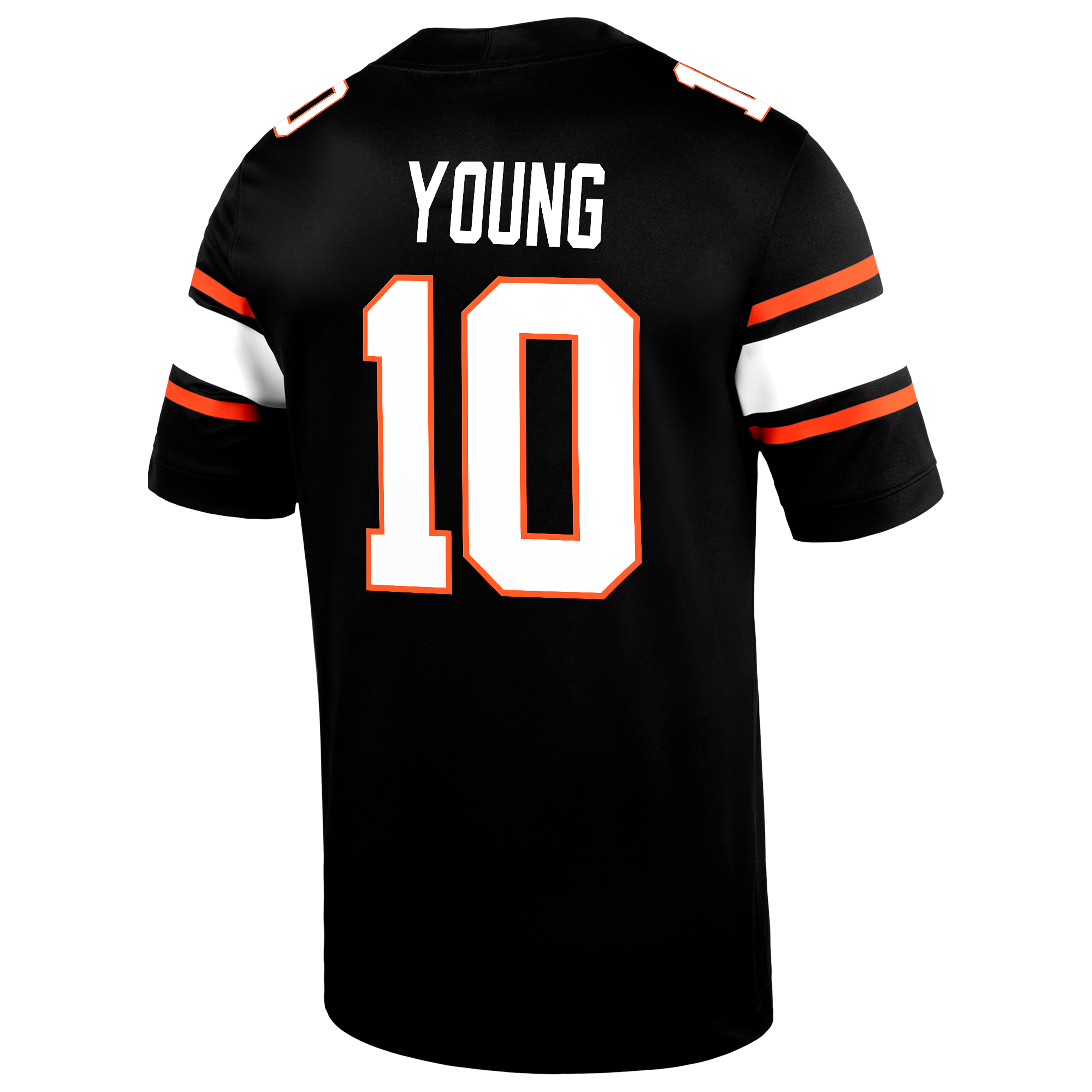 [NJP] Wyatt Young Oklahoma State Cowboys Alternate Game Jersey - Black