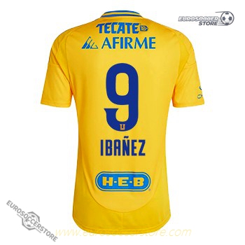 Tigres UANL 24-25 Season Home Jersey - IBAÑEZ #9 Edition