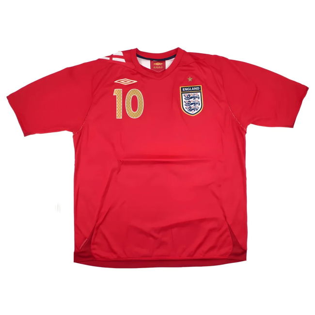 England 2006-08 Away (#10) (XL) (Excellent)