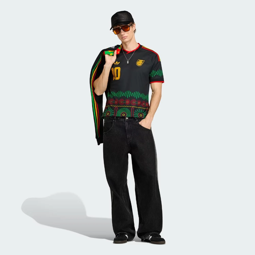 Jamaica 26 Away Marley 10 Jersey Men – Adidas Jamaica Football Shirt