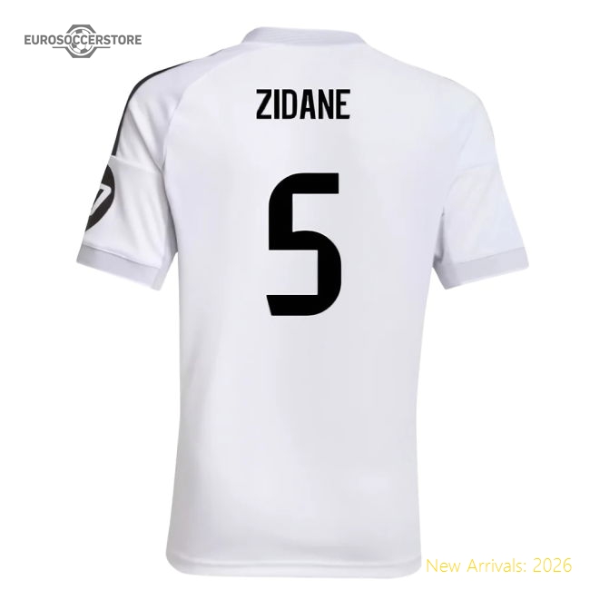 Supporter 2025-2026 Real Madrid Home Shirt (Kids) (Zidane 5)