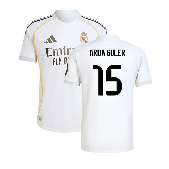 Camiseta Real Madrid Hombres Local 2025-2026 - Alta Calidad - Guler 15