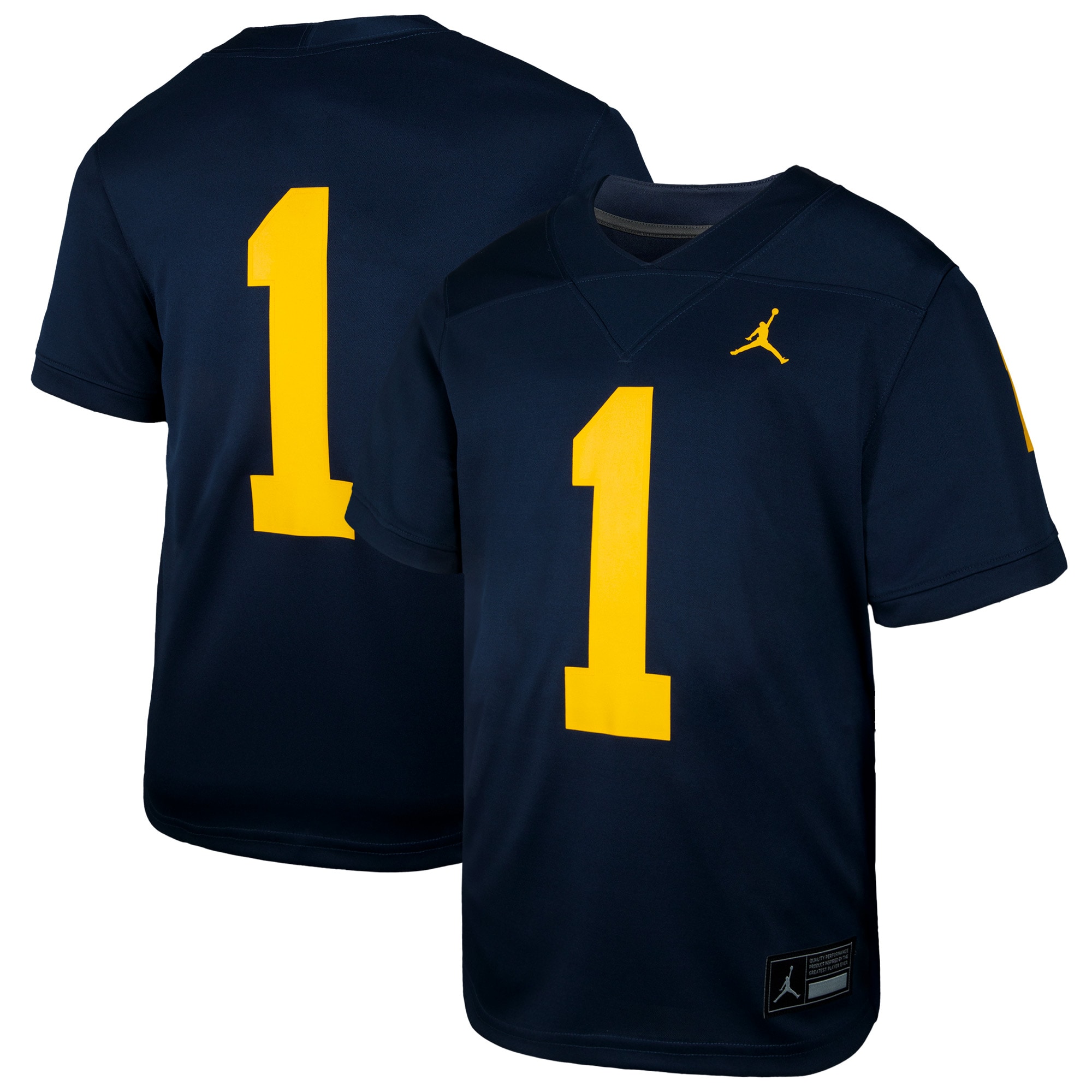 [NJP] Michigan Wolverines Toddler Untouchable Replica Game Jersey - Navy