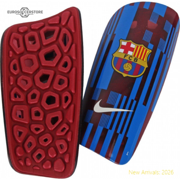 Adult Bar Fc Barcelona Mercurial Lite Shin Guards Unknown Authentic