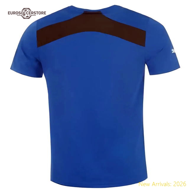 2013-14 Rangers Puma Cotton T-Shirt (Blue) - Kids