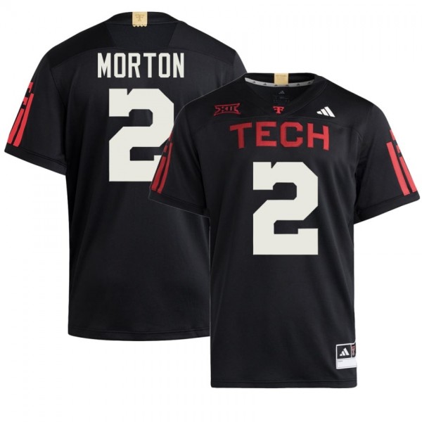 Ttrr Behren Morton #2 Ncaa Men Red Authentic Game Jersey