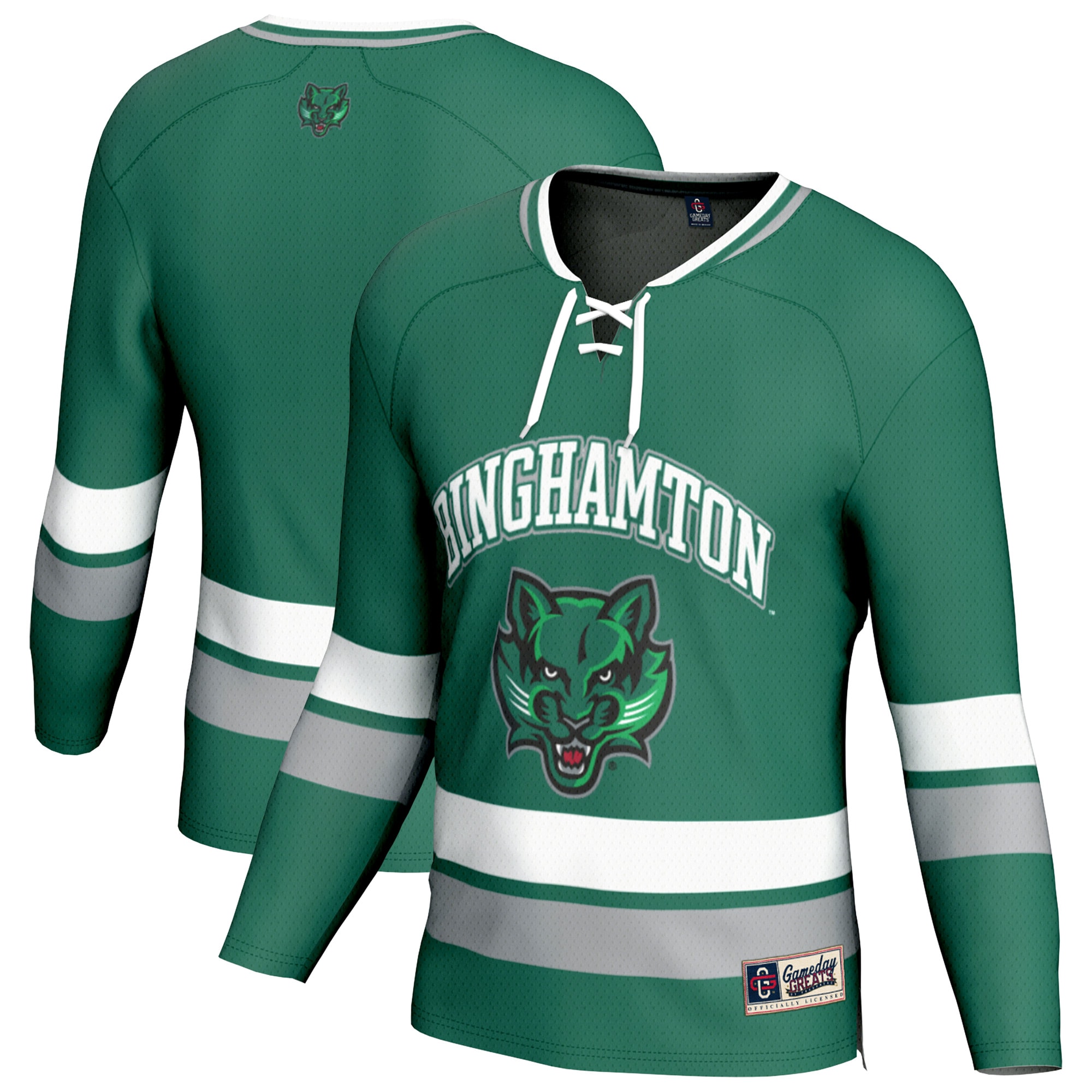 [NJP] Binghamton Bearcats GameDay Greats Youth Spirit Hockey Jersey - Green