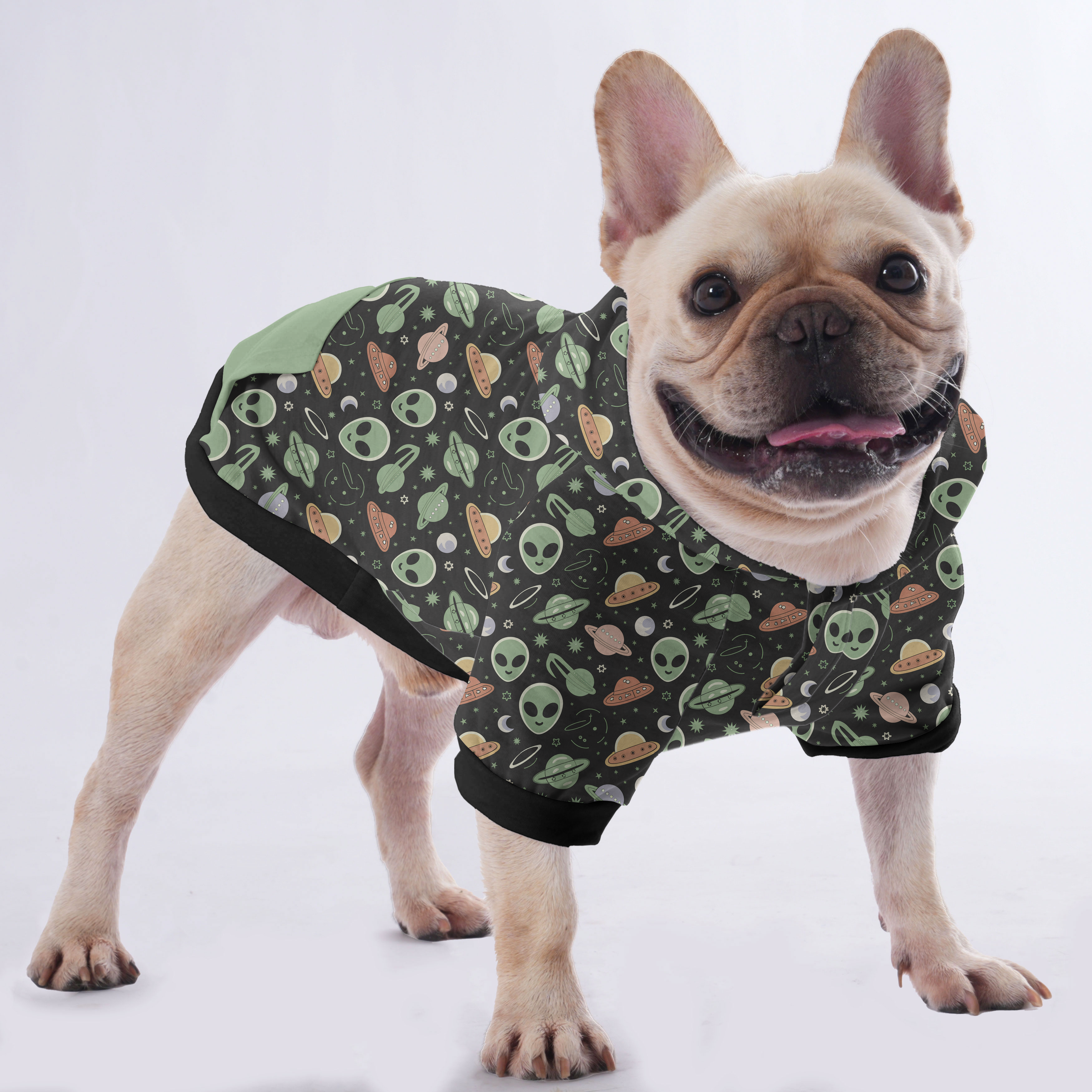 Street-Ready The Alien - Hoodies For French Bulldog | Frenchie Shop O...