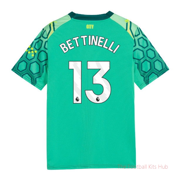 Man City 2026-2027 Goalkeeper Shirt (Kids) (Bettinelli 13)