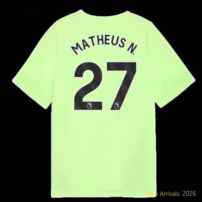 Man City Matheus N. Premium Kids Jersey Climacool Easy-care