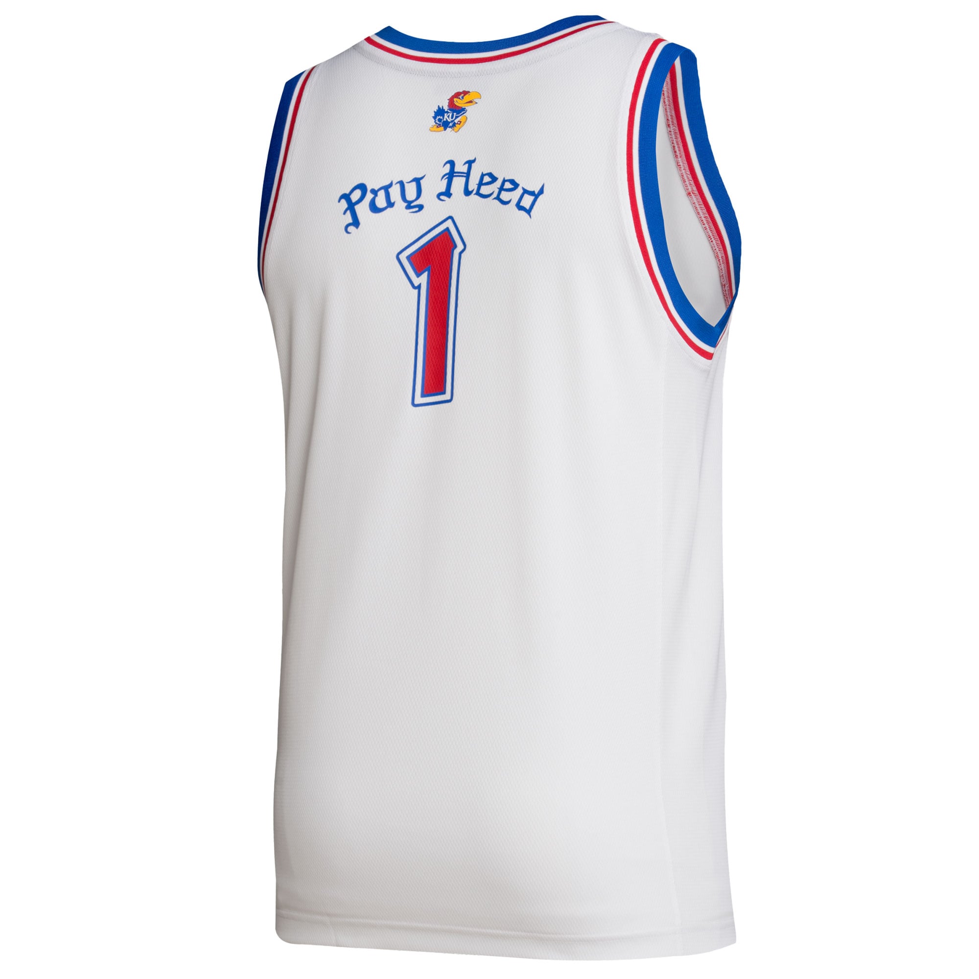 #1 Kansas Jayhawks adidas Alternate Swingman Jersey - White