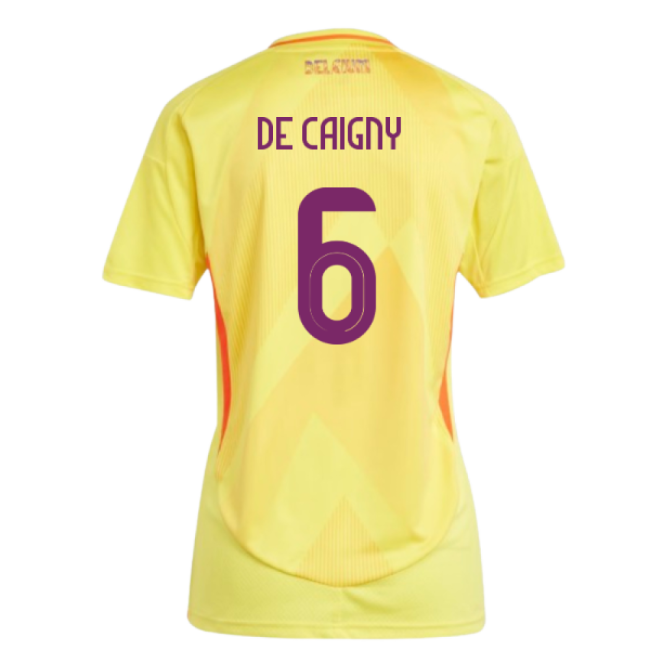 Belgium Womens Team Away Kit 2025-2026 Match Replica Jersey