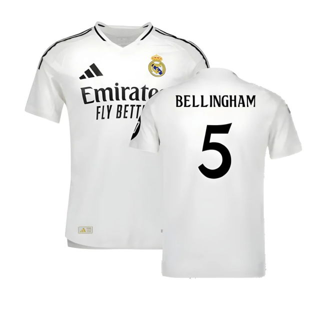 2024-2025 Custom Real Madrid Home Jersey