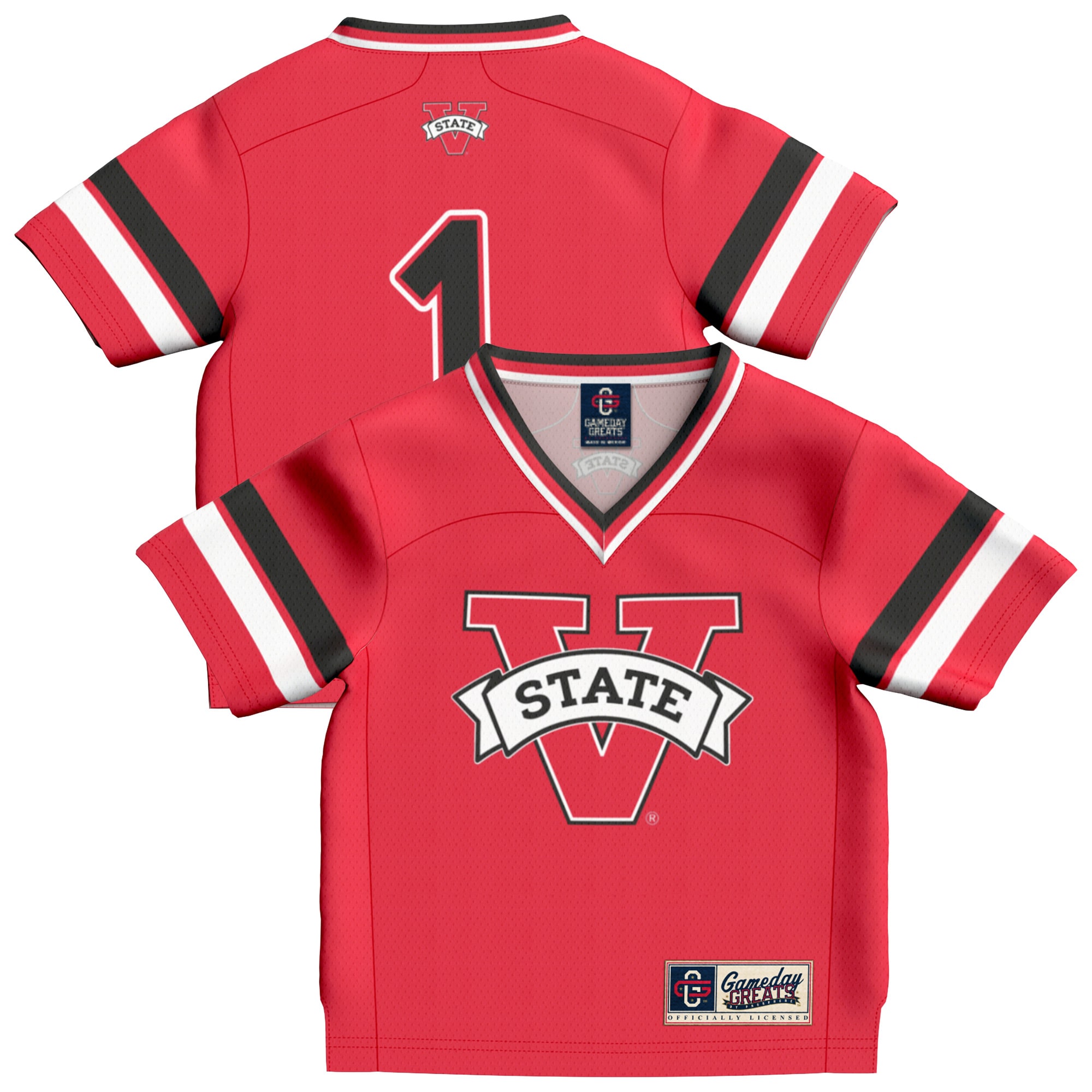 #1 Valdosta State Blazers GameDay Greats Infant Collegiate Football Fashion 2026/2027 Football Jersey - Red