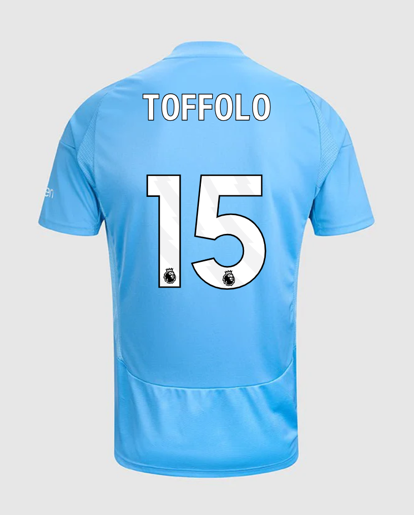 Nottingham Forest 24-25 Third Version Toffolo Number 15 Football Jersey