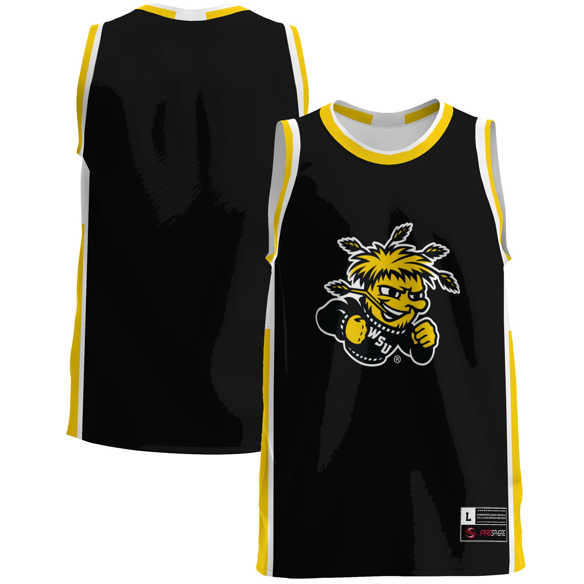 [DDG] Youth Wichita State Shockers GameDay Greats Lightweight Basketball Jersey - Black