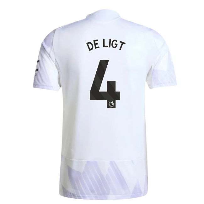 2025-2026 Man Utd Authentic Away Kit (De Ligt 4)