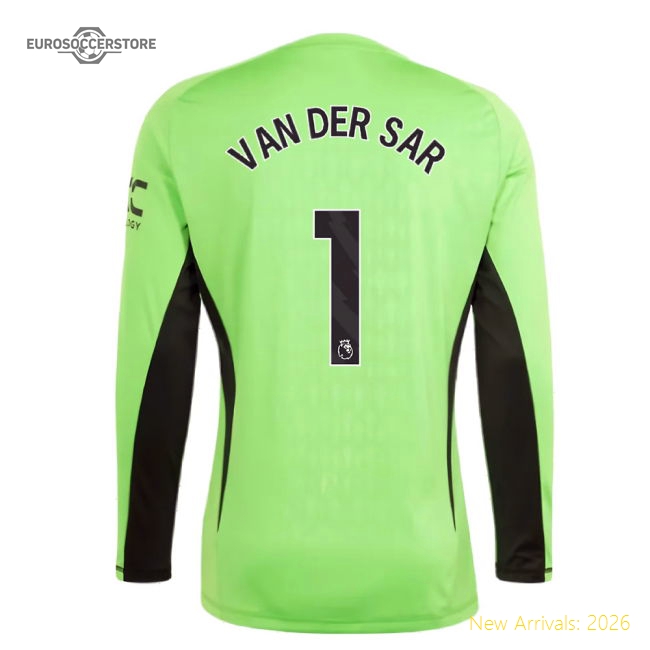 2023-2024 Man Utd Home Goalkeeper Jersey (Solar Green) (Van Der Sar 1)