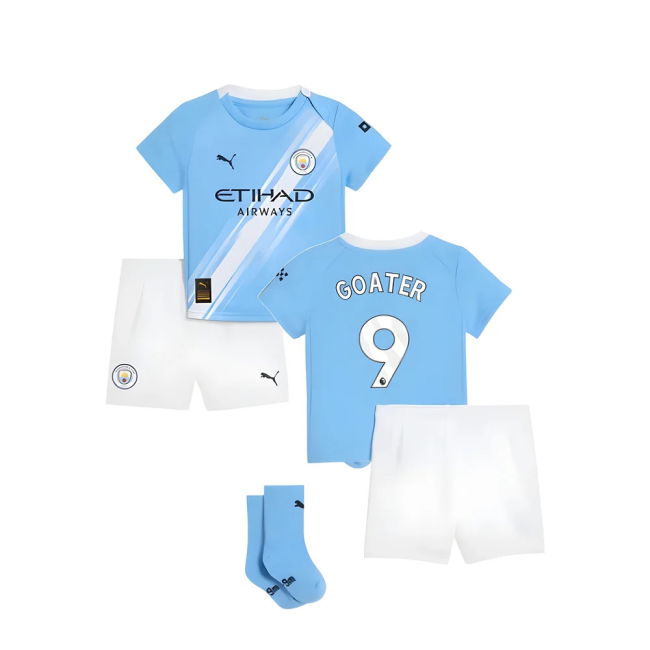 Authentic 2025-2026 Man City Home With Retro Design - Long Lasting
