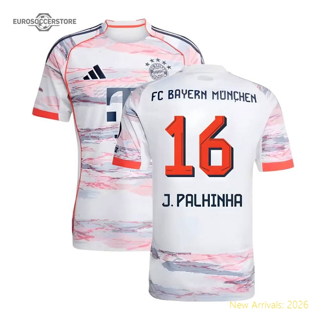 Fan-Favorite 2025-2026 Bayern Munich Away Shirt (J. Palhinha 16)
