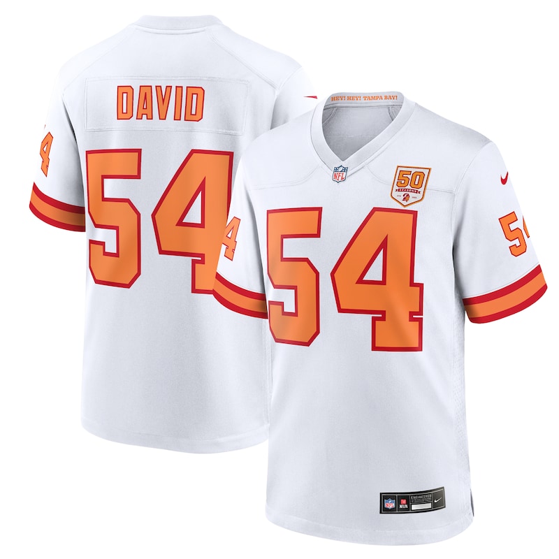 None Lavonte David 76 TB Buccaneers Energetic Authentic Jersey