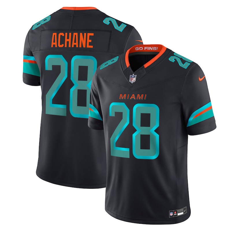 None DeVon Achane MIA Dolphins High-Quality Replica Jersey Game Day We