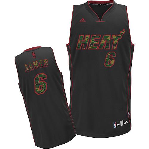Miami Heat LeBron Limited Stock Game Jersey Vintage Look #6 Game-Day