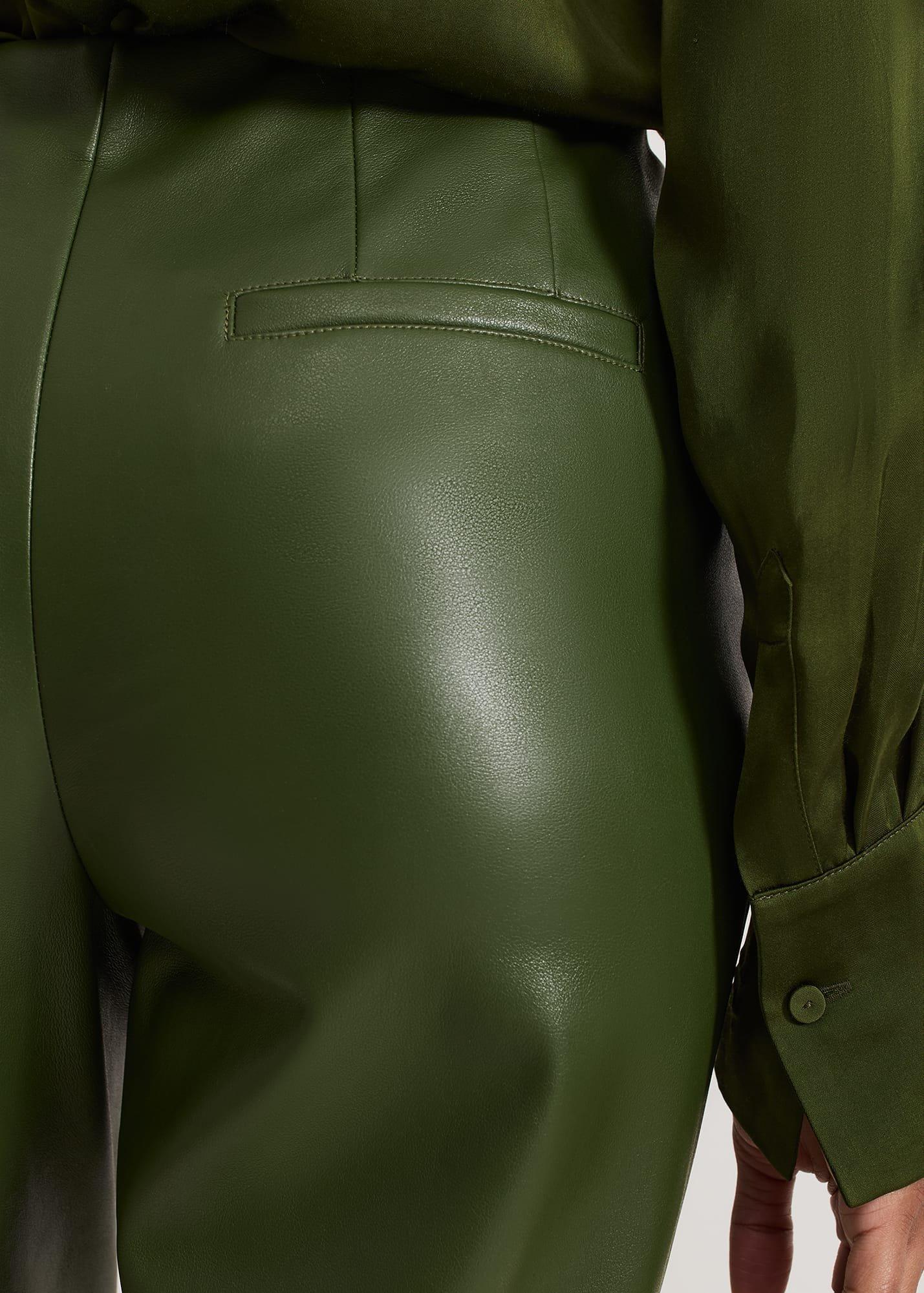 Mya PU Crop Trouser
