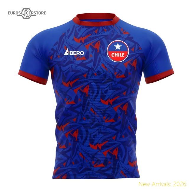 Chile Home Rugby Concept Kit 2025-2026 Game Replica Jersey