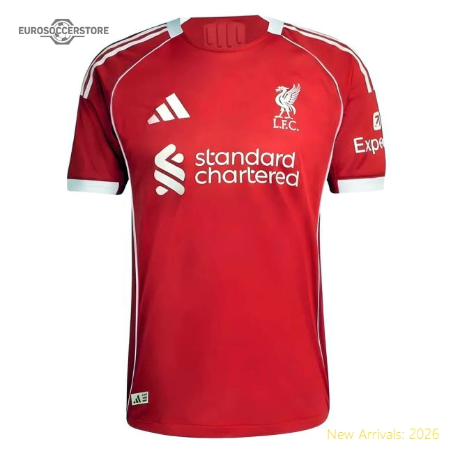 Authentic Home Liverpool Jersey 2025-2026 Flexible Smooth