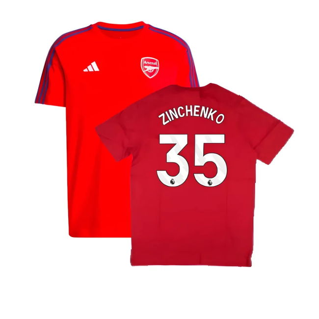 Arsenal 2024-20 Home Football Shirt Zinchenko Signature 35 L S