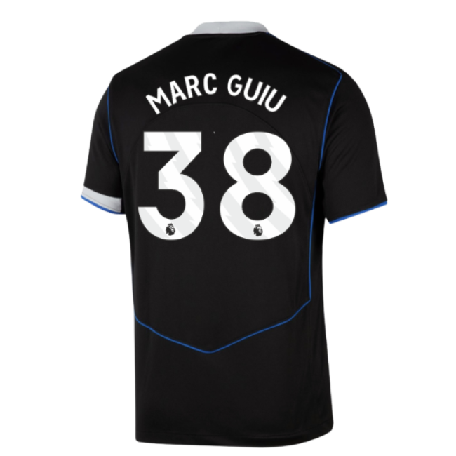 2025-2026 Chelsea Football Club Authentic Home Jersey (Marc Guiu 38...