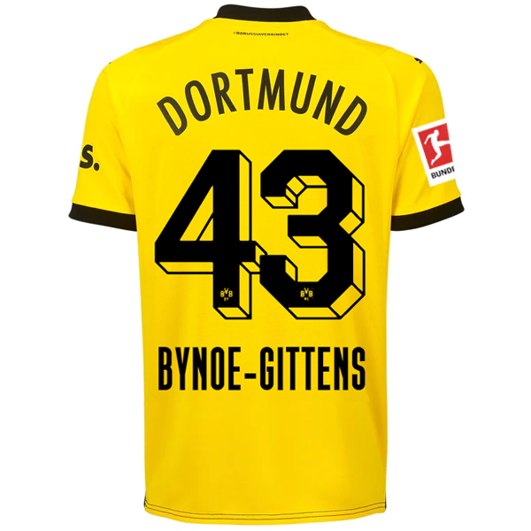 Borussia Dortmund Patch 2023-2024 Bun Home Jersey – Authentic Shirt