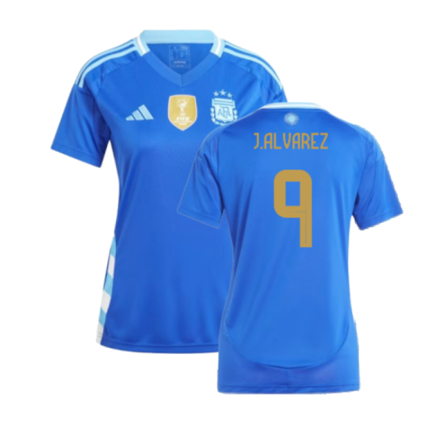 Championship 2024-2025 Argentina Away Shirt (Ladies) (J.Alvarez 9)